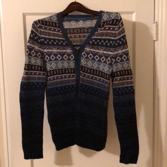Men’s woolen cardigan - Picture 1 of 2